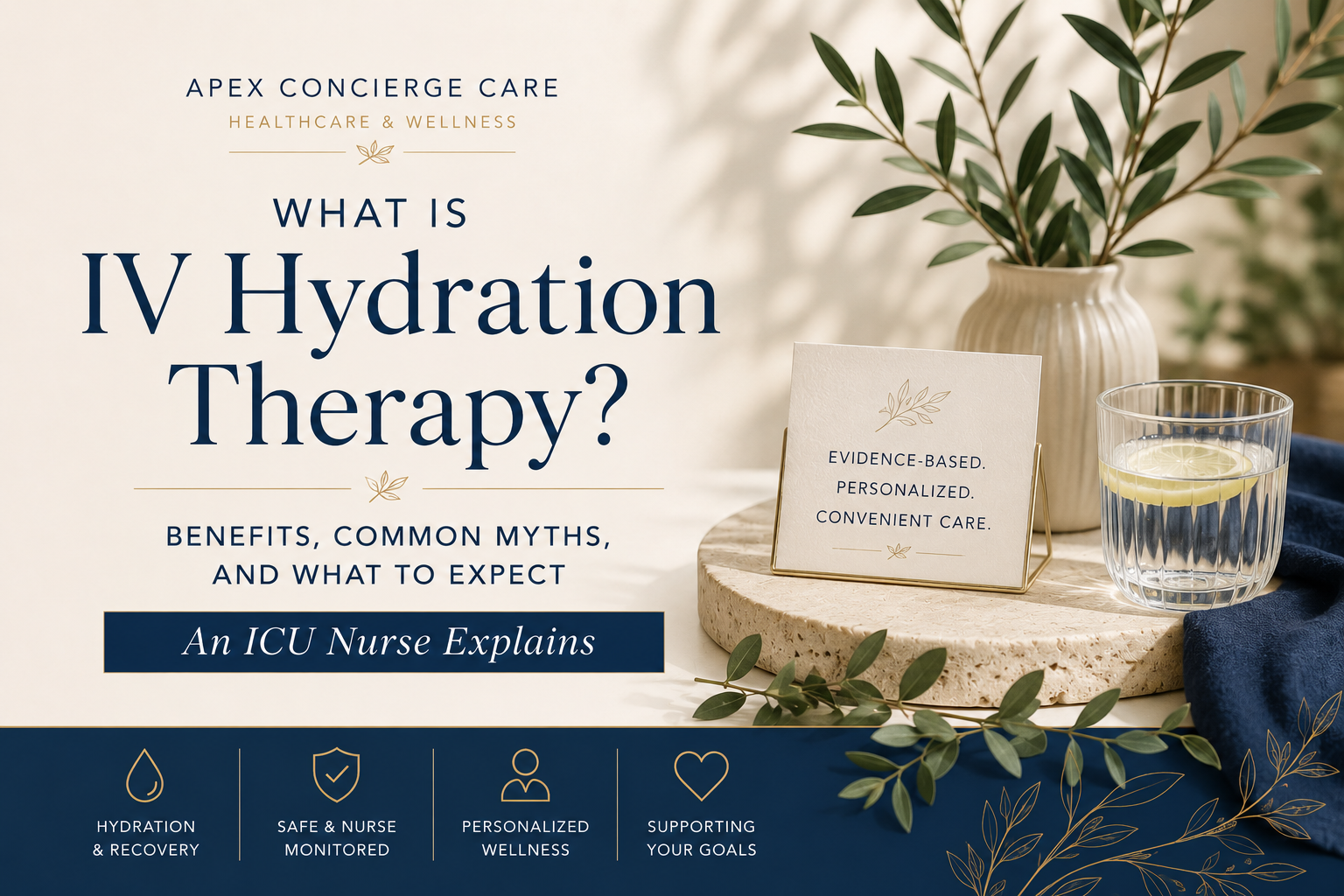 What Is IV Hydration Therapy? An ICU Nurse Explains the Benefits, Common Myths, and What to Expect