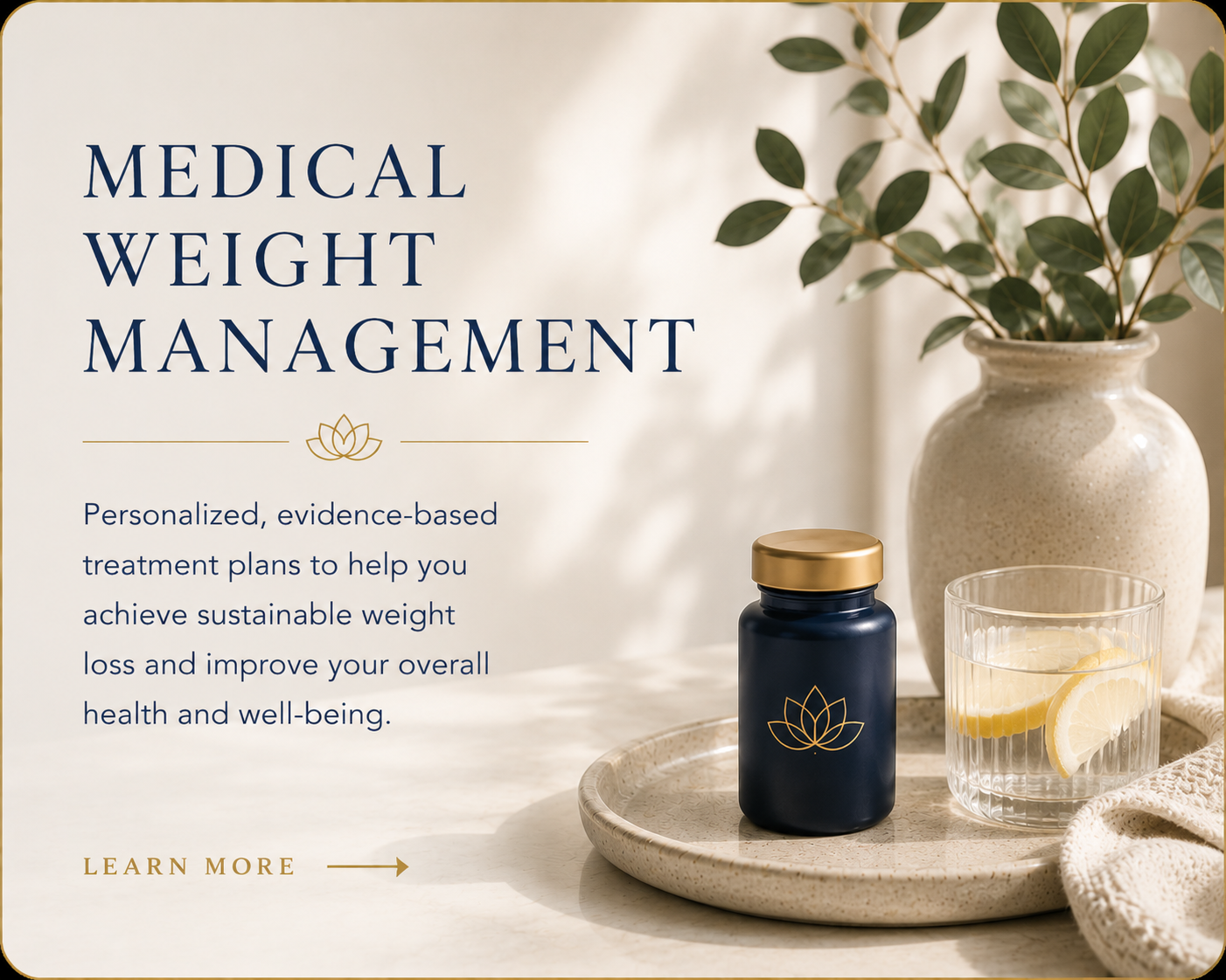 Evidence-based medical weight management with personalized treatment plans, ongoing support, and nurse-led care.