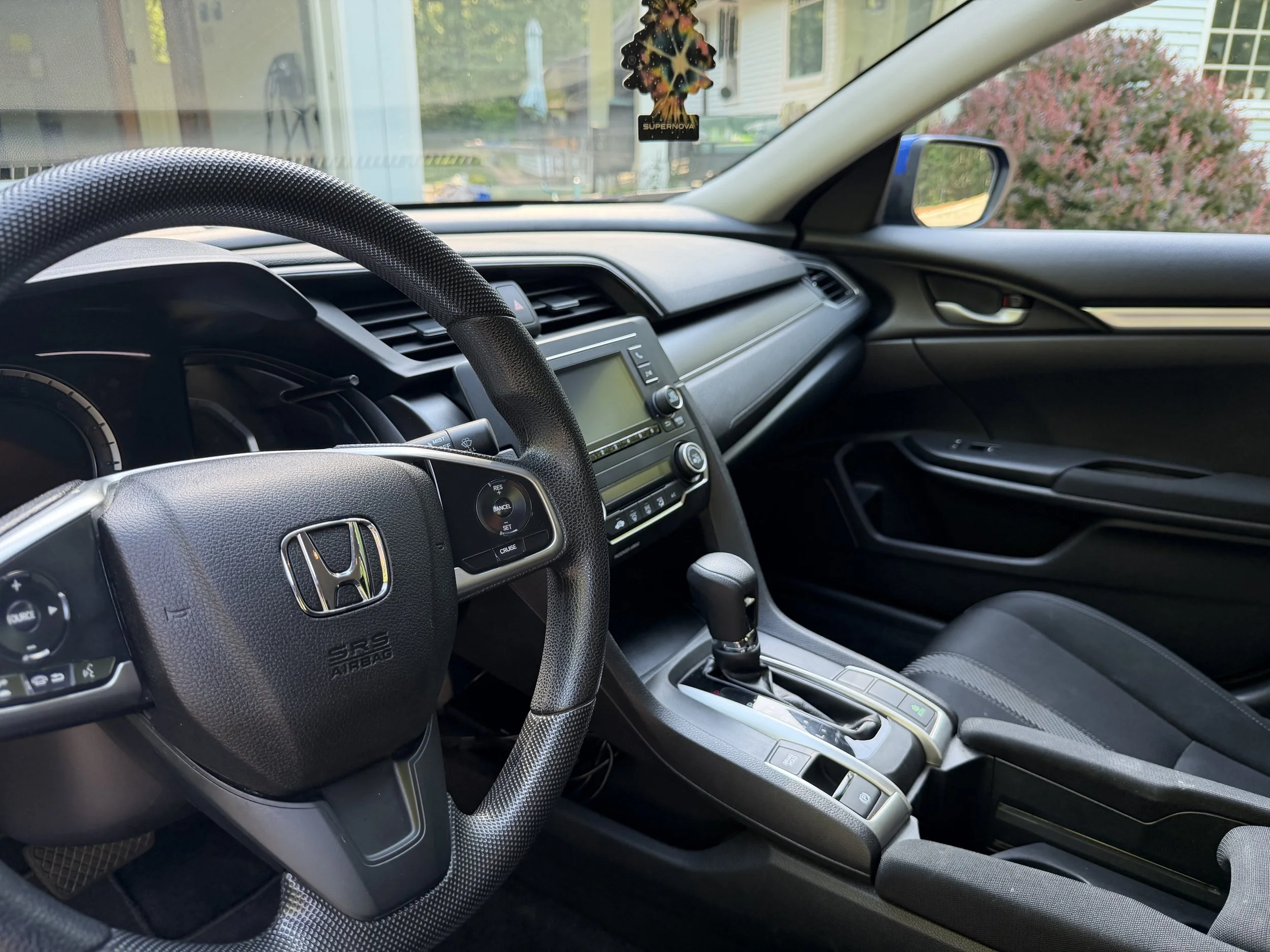 driver side interior clean