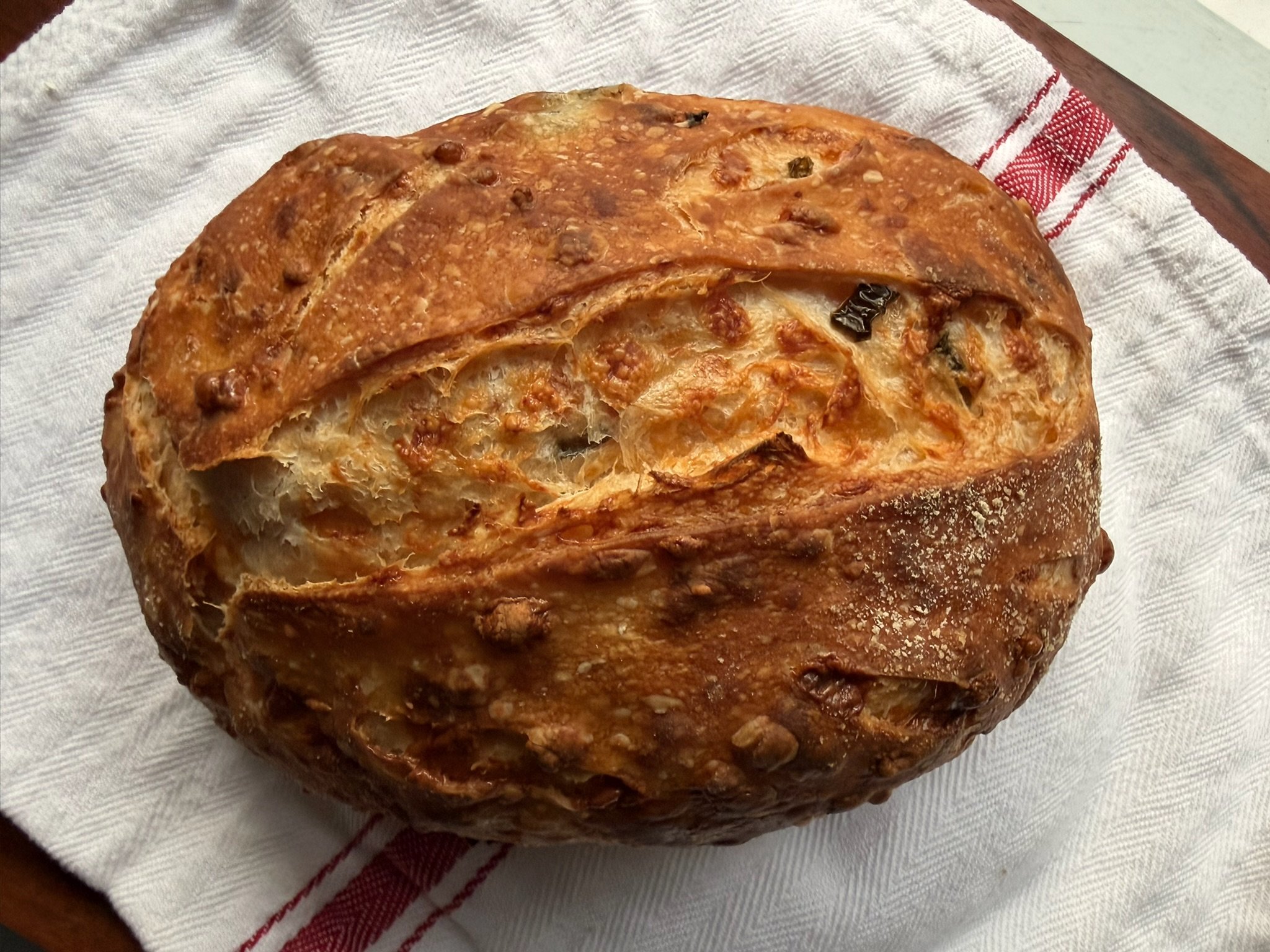 Cheddar Jalapeño Sourdough