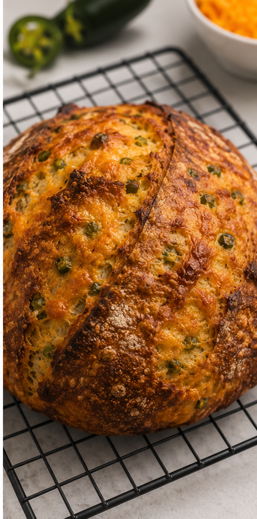 Cheddar Jalapeño Sourdough
