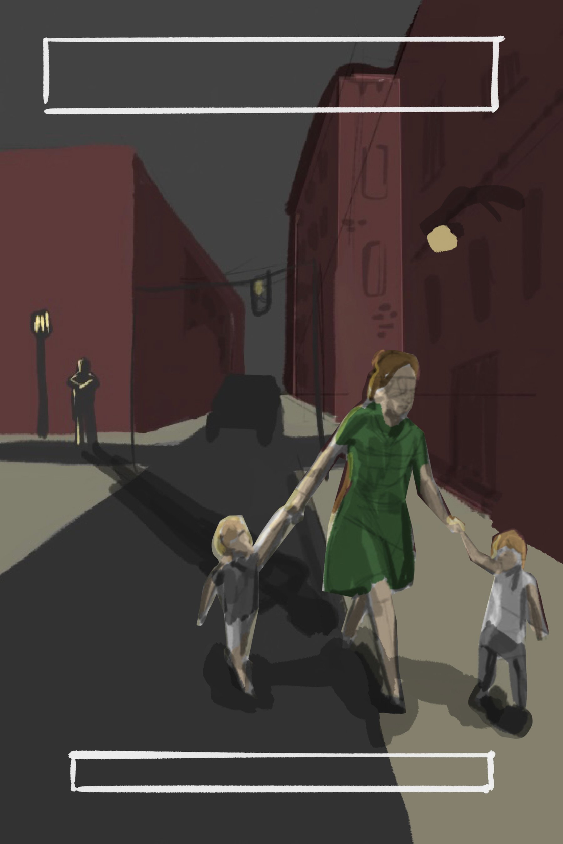 Digital draft concept sketch