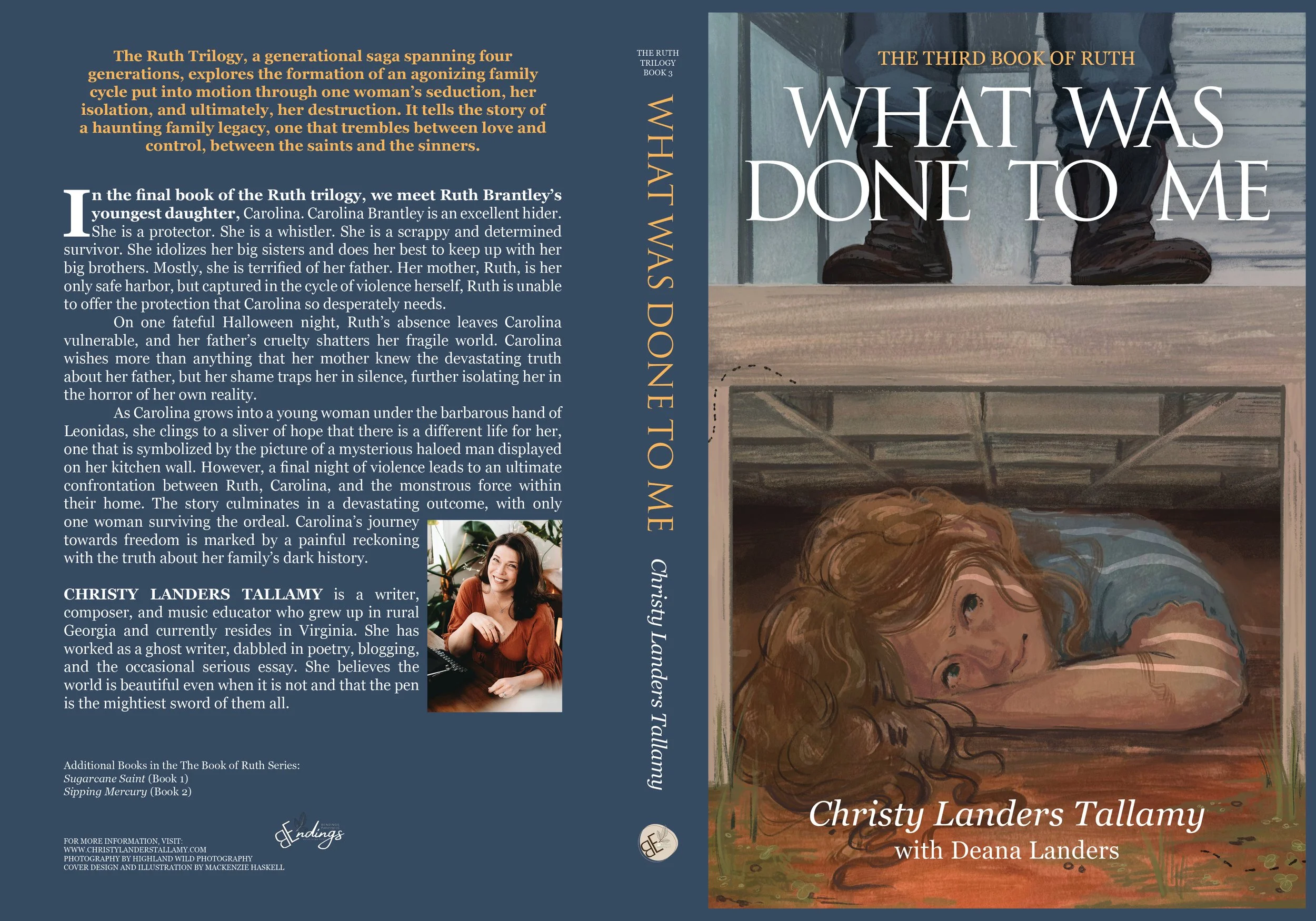 Full cover design by me, including illustration, type, and layout.