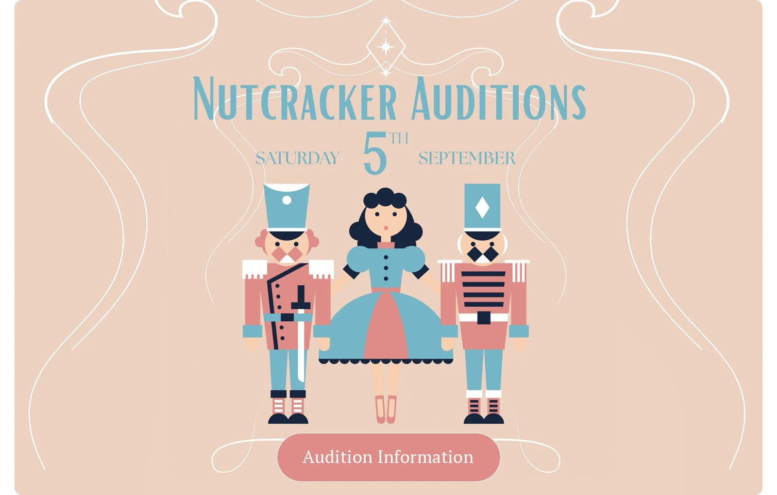Nutcracker auditions Saturday, September 5th
