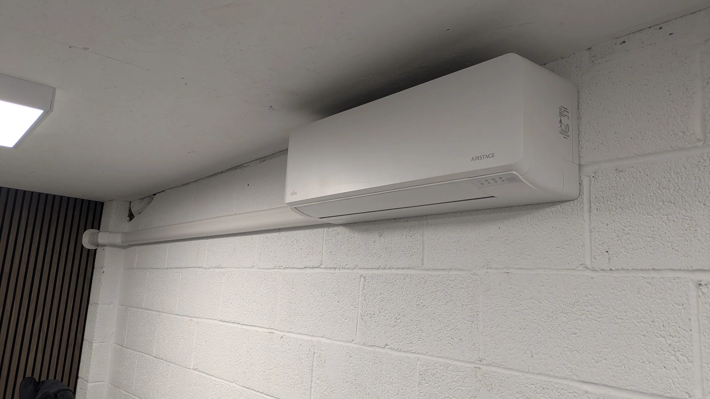 Wall mounted air conditioning installation by Johnson Stratton Services