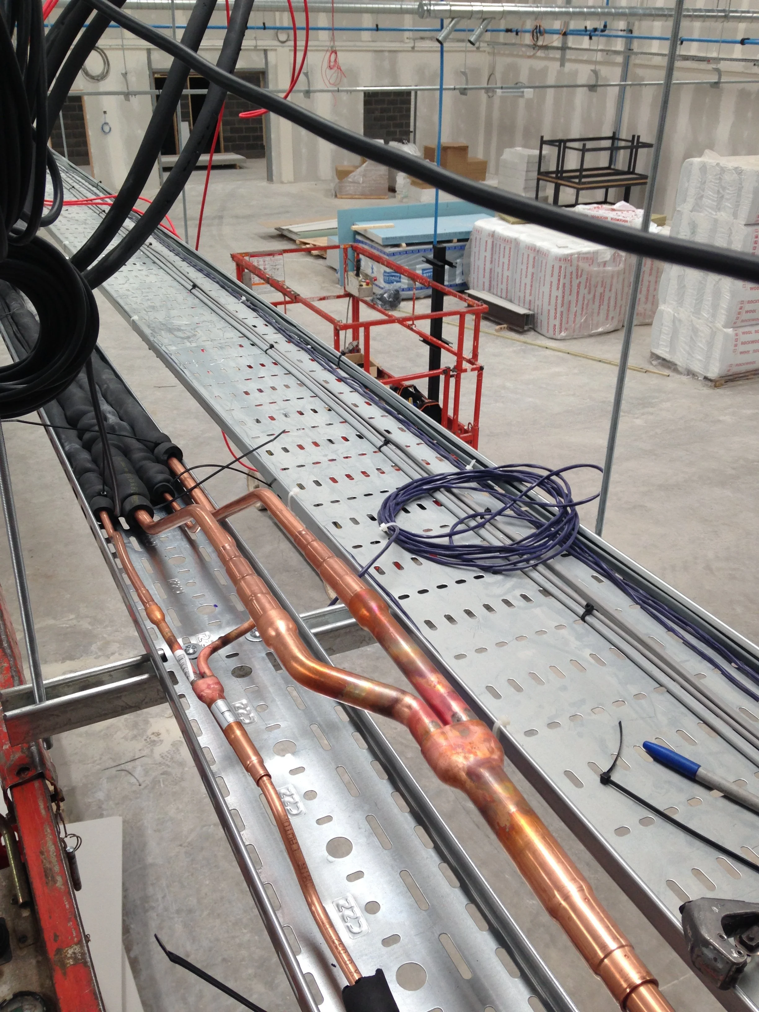 Commercial pipework installation by Johnson Stratton Services