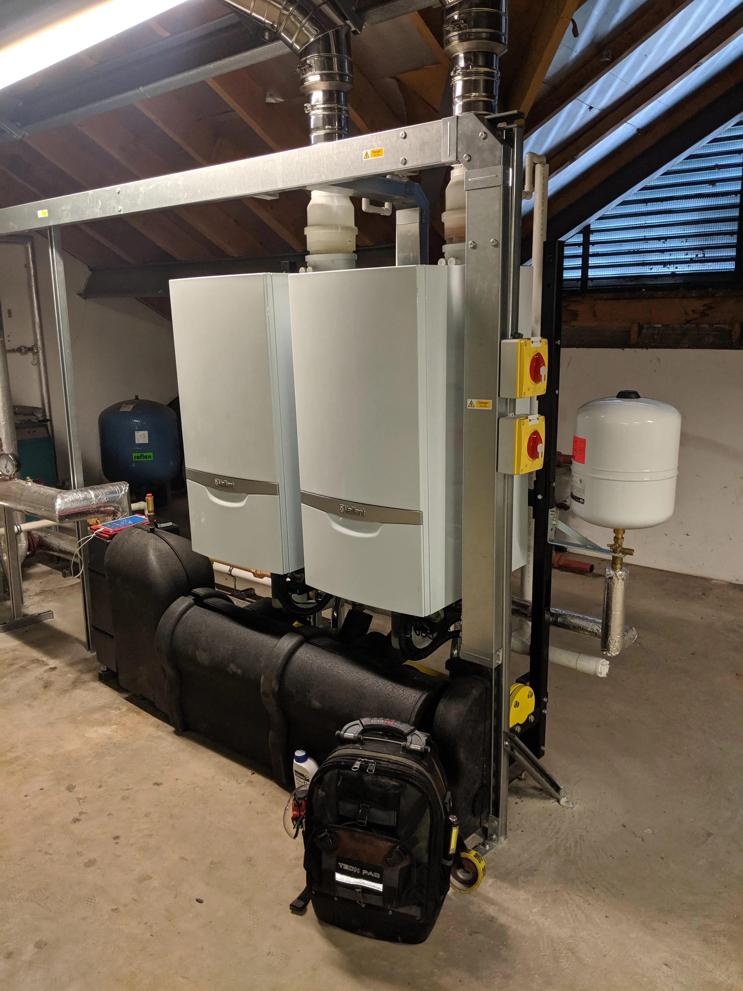 Commercial boiler servicing by Johnson Stratton Services