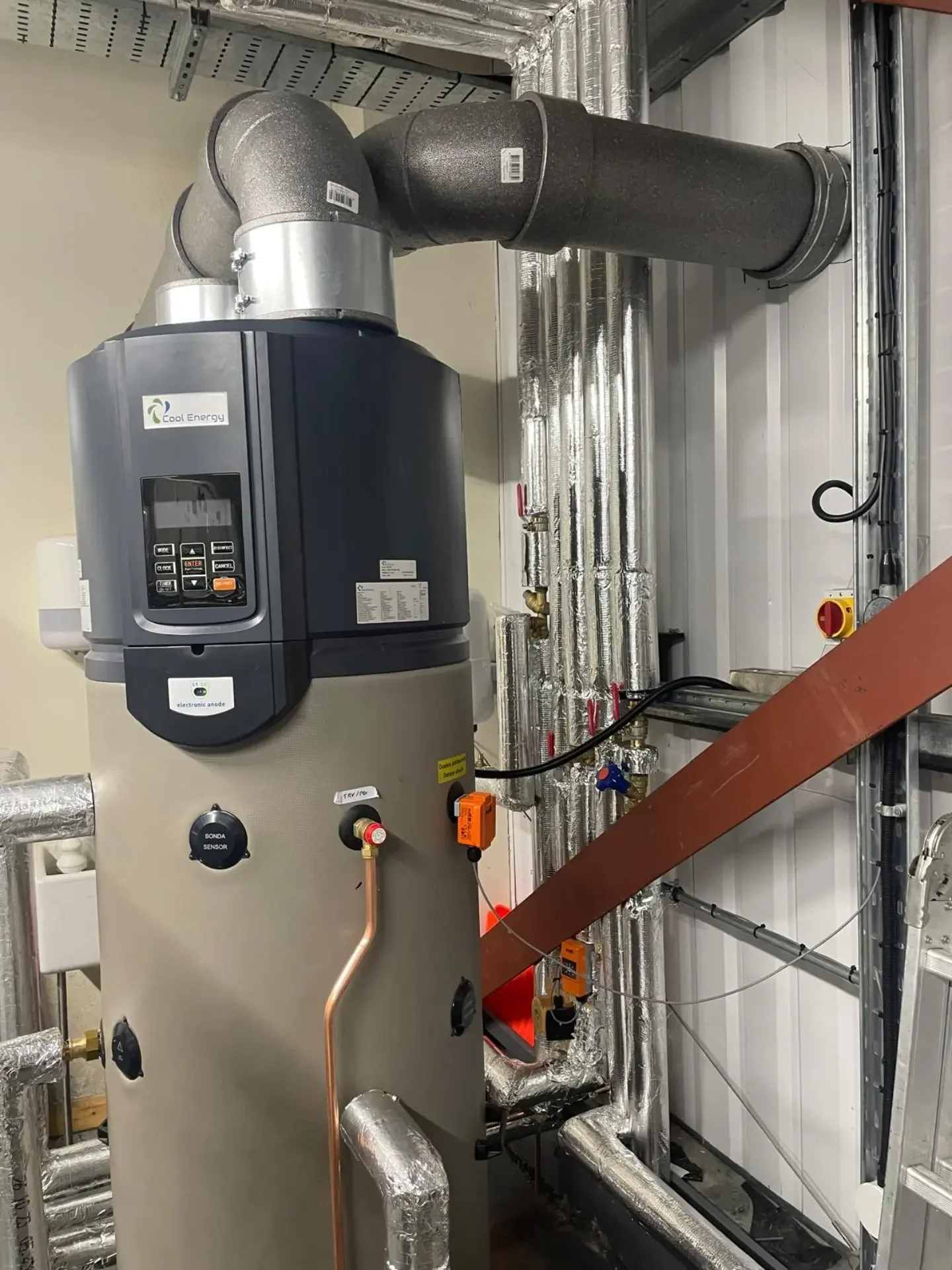 Commercial hot water installation by Johnson Stratton Services