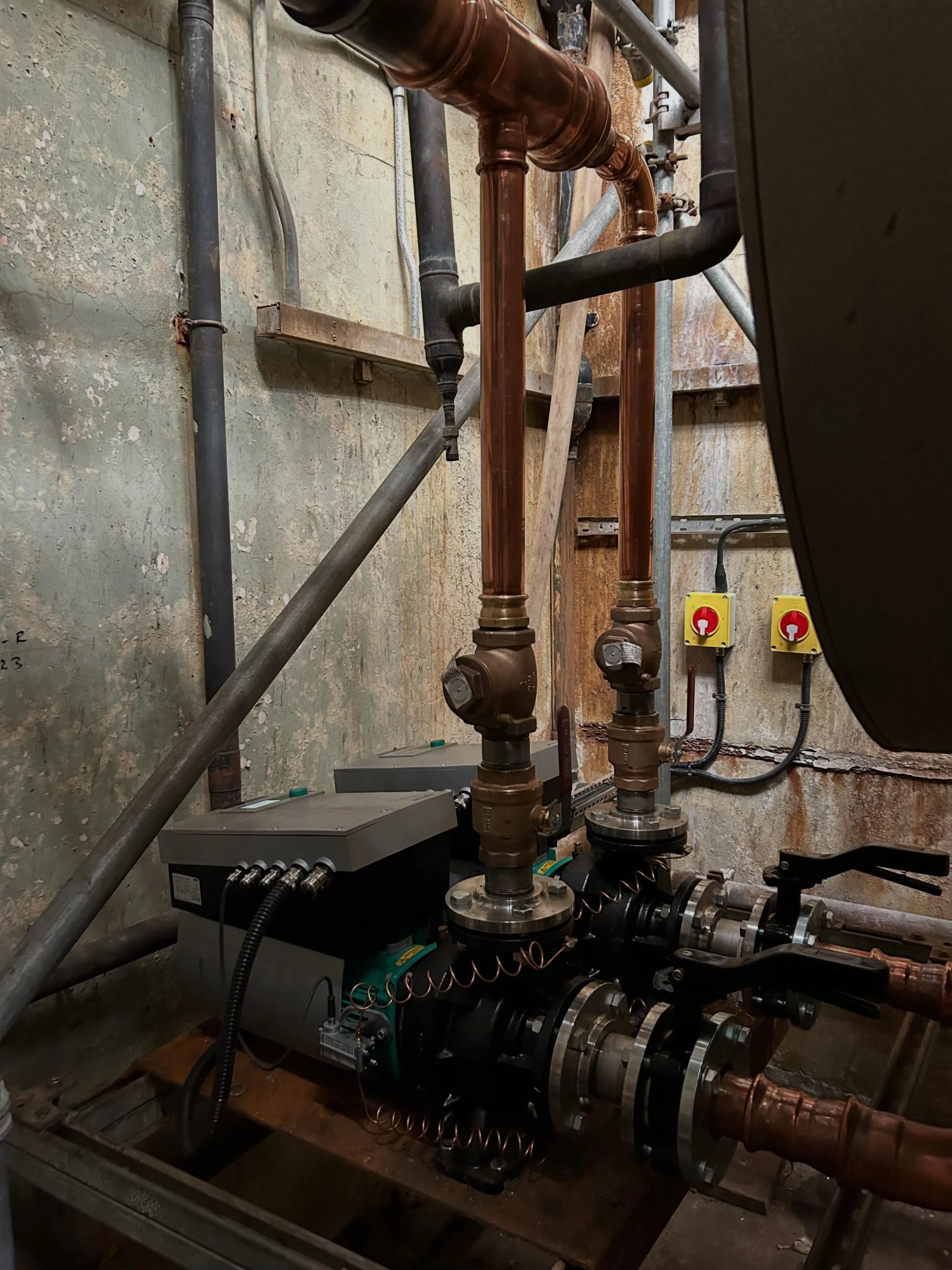 Pipework installation by Johnson Stratton Services