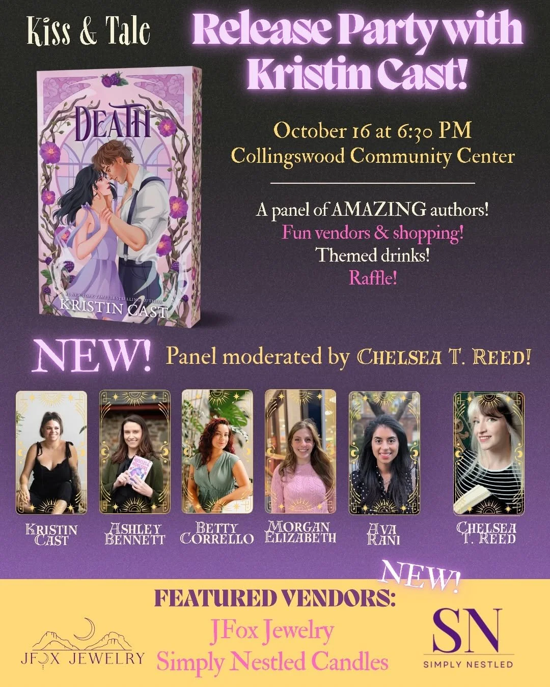 Death Release Party with Kristin Cast and Friends!