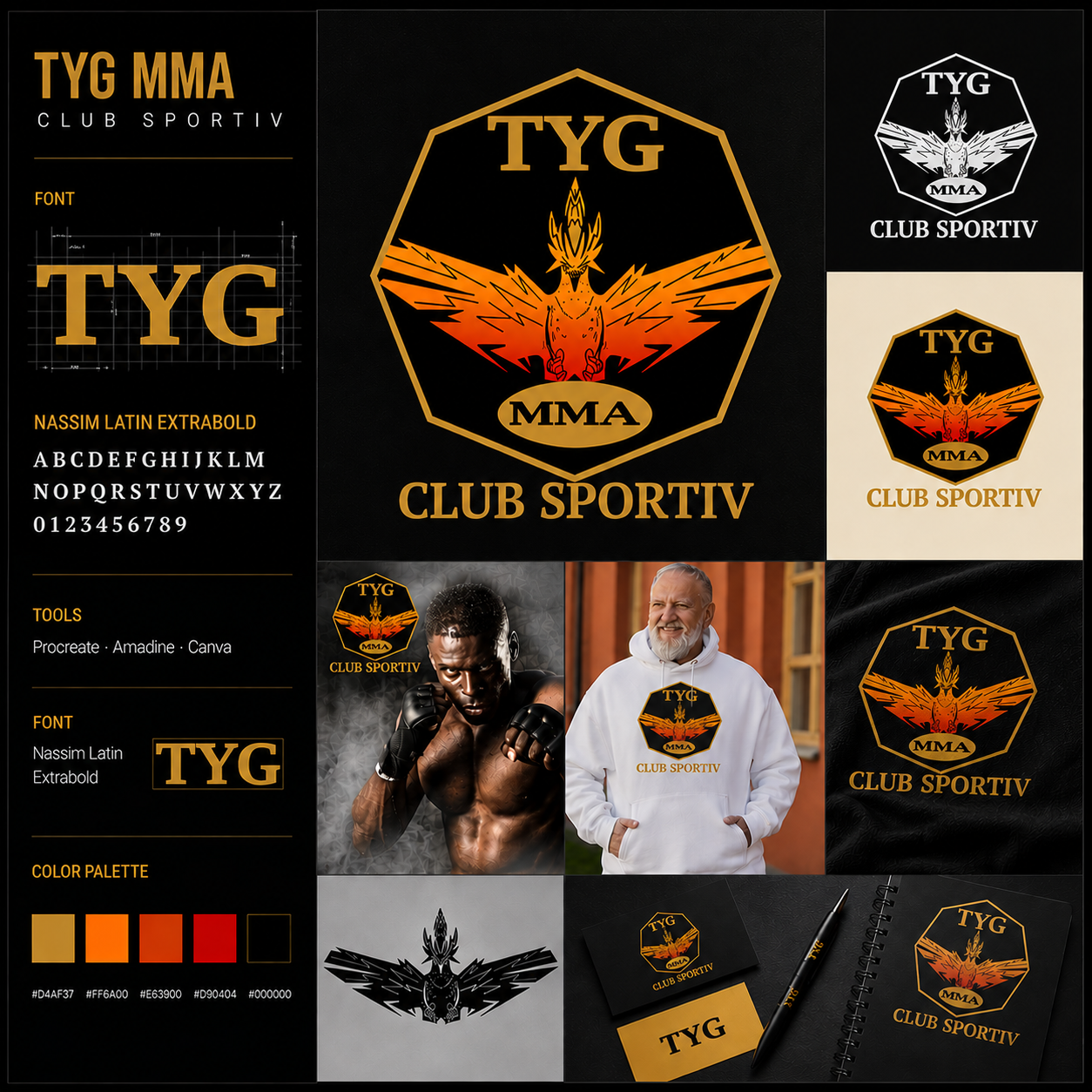 TYG MMA - Brand Identity