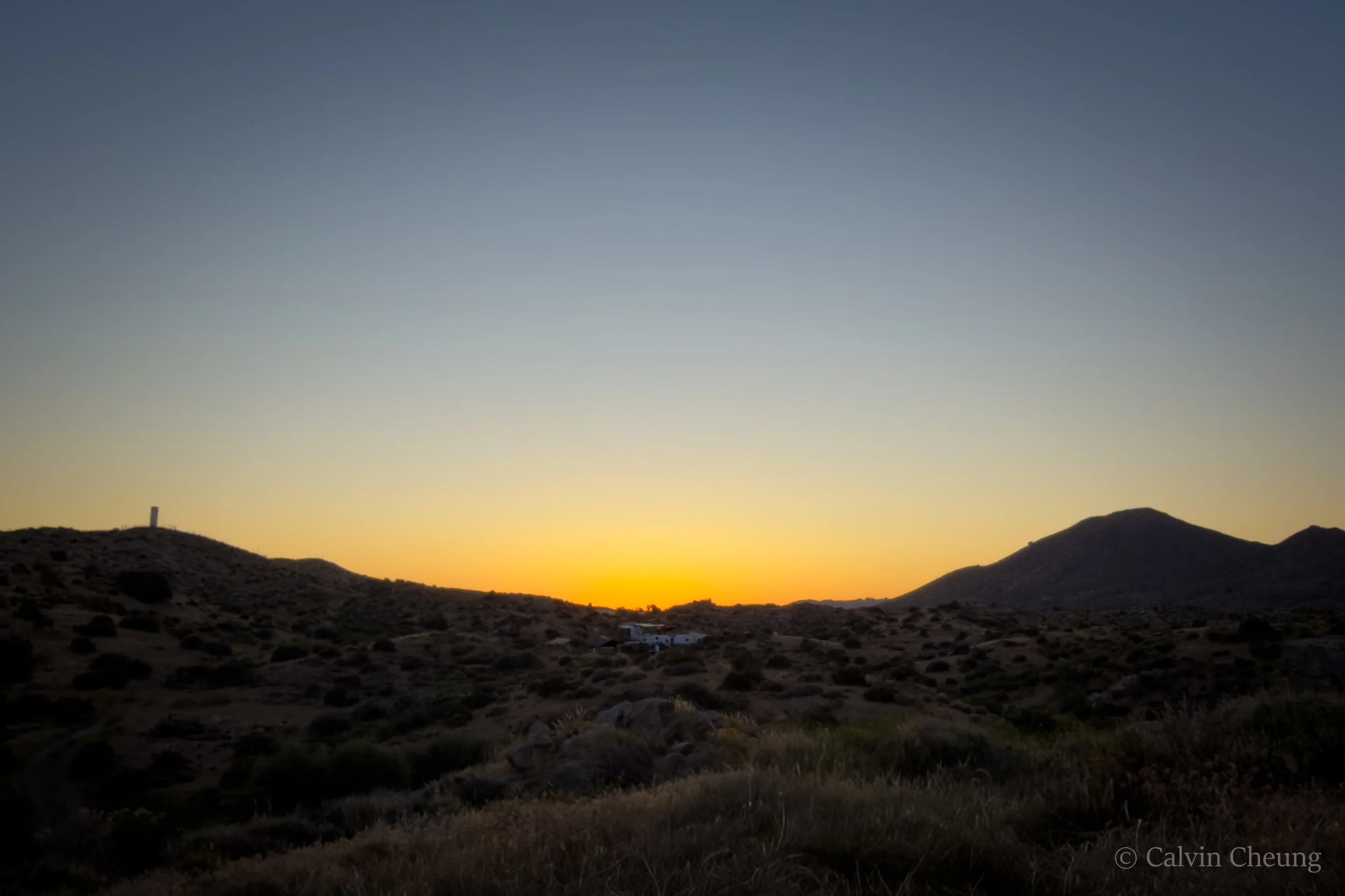 5:30AM Sunrise; Deep Creek Hot Springs Campground in San Bernardino, CA
