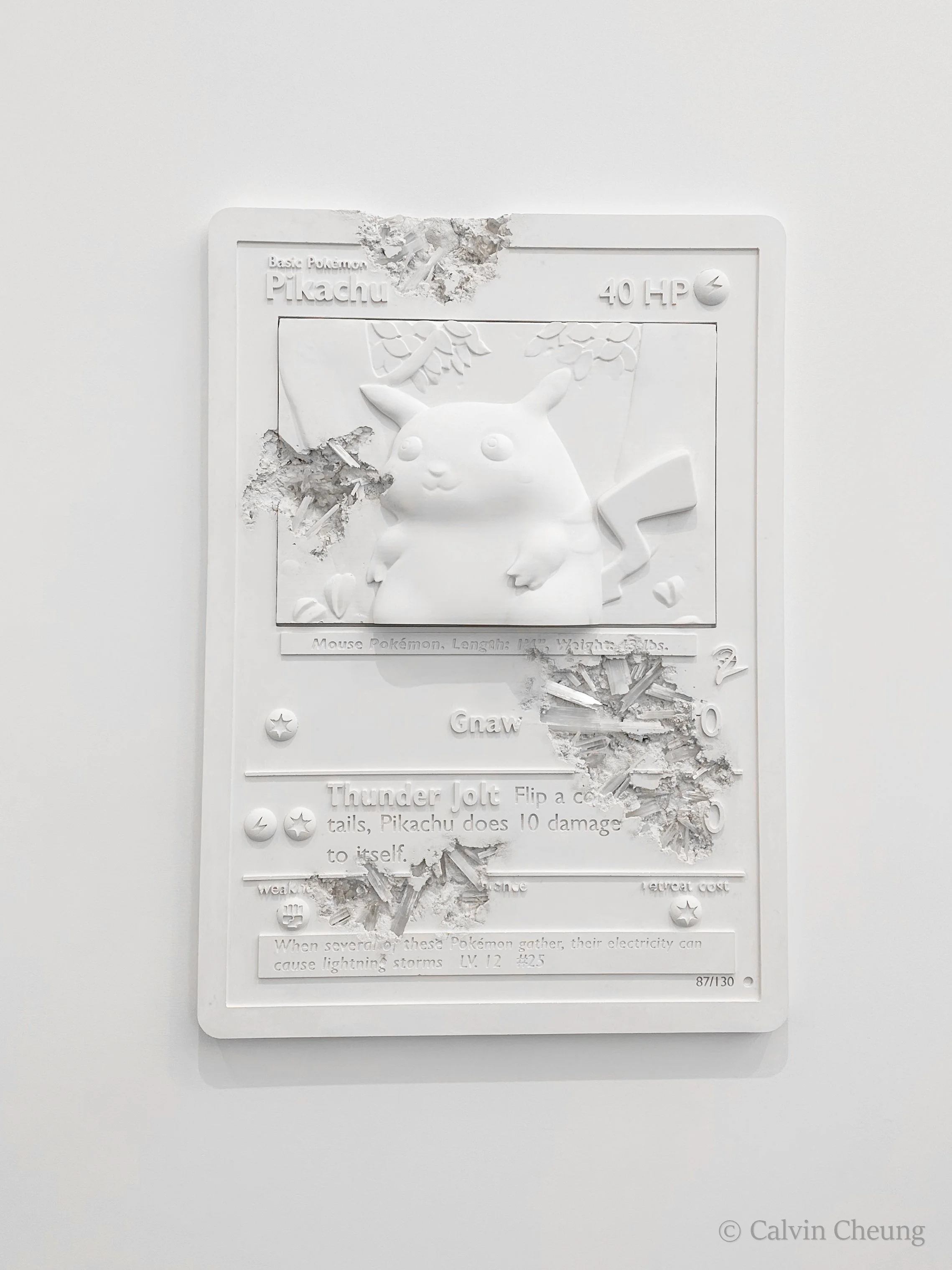 Daniel Arsham - Pikachu Card