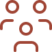 Silhouette of three people against a solid background.