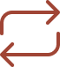 Two arrows, one pointing right and the other pointing left, forming a circular or bidirectional symbol.
