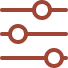 Icon of a circuit board with three circular nodes and connecting lines.