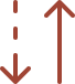 An icon showing two arrows pointing in opposite directions, one upward and one downward.