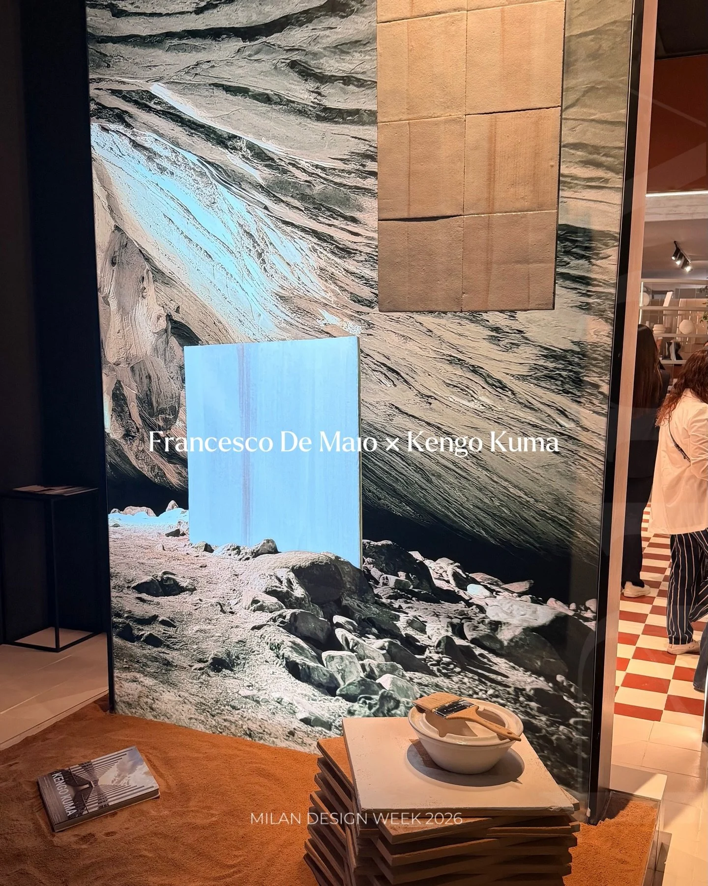 @ceramicafrancescodemaio &times; @kkaa_official 
Discoveries during the Salone.

The space was designed for permanence, not just exhibition. Colour, repetition and composition creating a very consistent visual language throughout the installation.

T