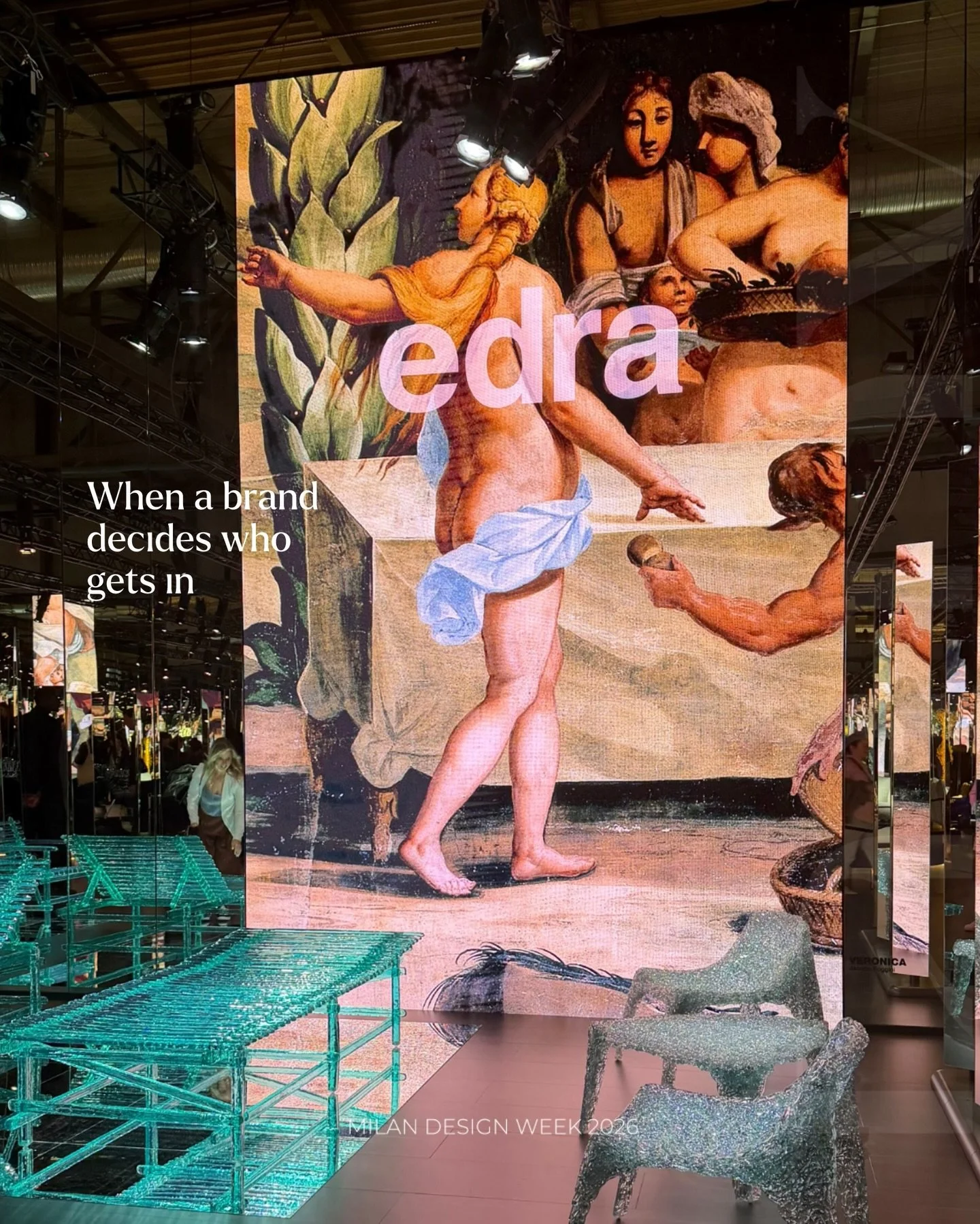 Edra &mdash; Salone del Mobile + Fuorisalone, Milan 2026.

How you show up defines who finds you.
Always.

📍 Milan Design Week 2026 | @edra.official

#edra #salonedelmobile #mdw2026 #milandesignweek #designbranding