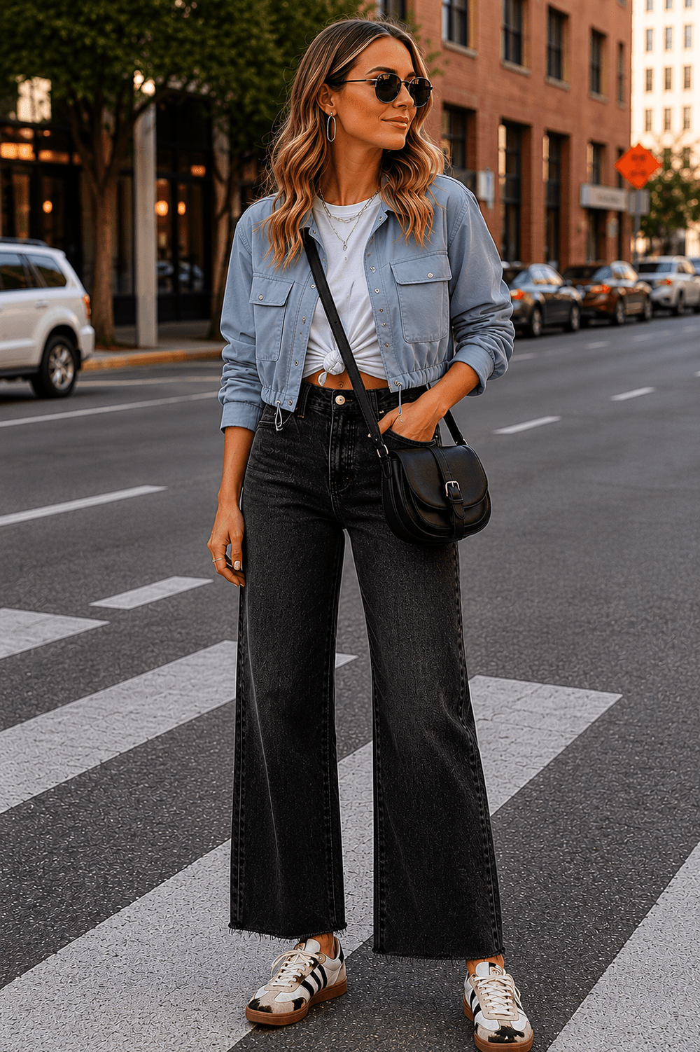 Blue Skies &amp; Black Denim 