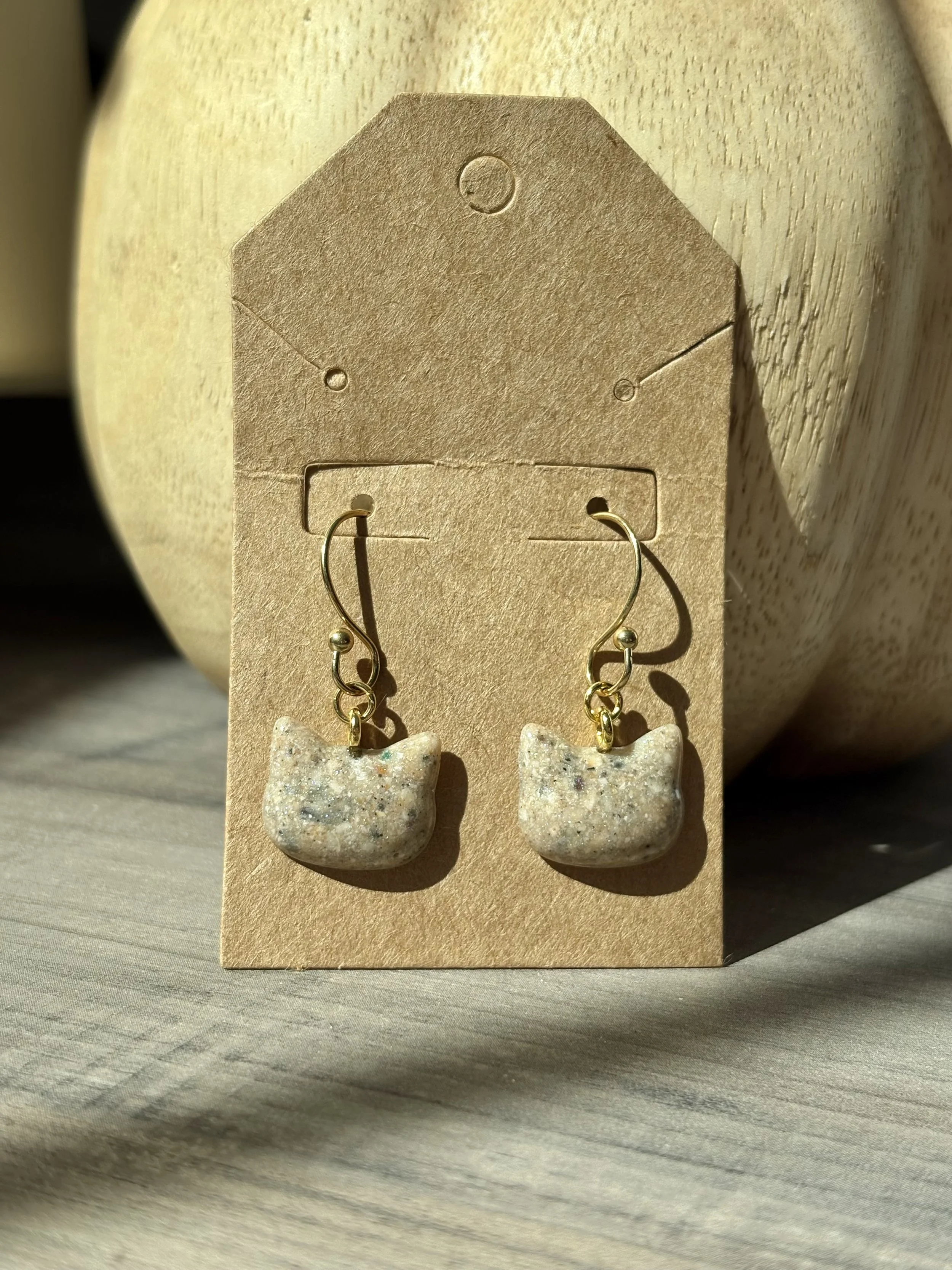 Cat Ash Earrings