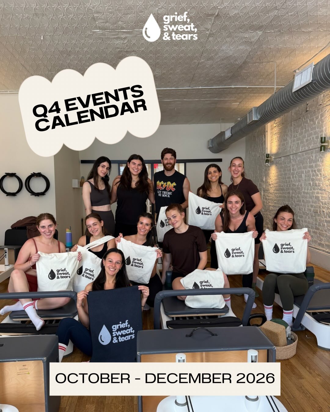 ‼️ SAVE THE DATES - THIS IS NOT A SIGN UP POST ‼️

I&rsquo;m so excited to announce our iconic lineup of classes for Q4 2026. Sign ups will be posted drop style, so make sure you turn alerts on for GST posts. As always, spots are filled on a first co