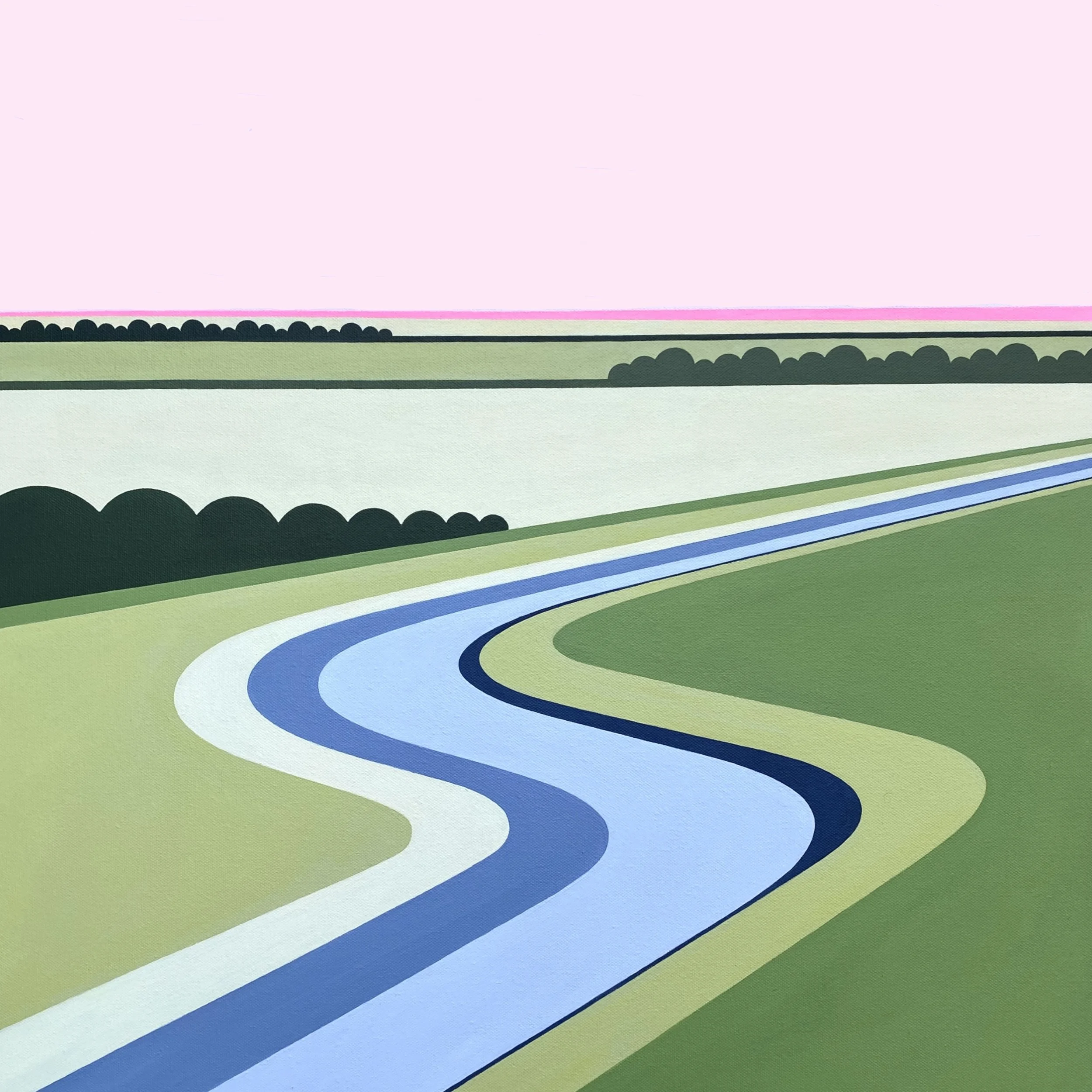 DOWN SOUTH SOUTH DOWNS  60 X 60cm  2025