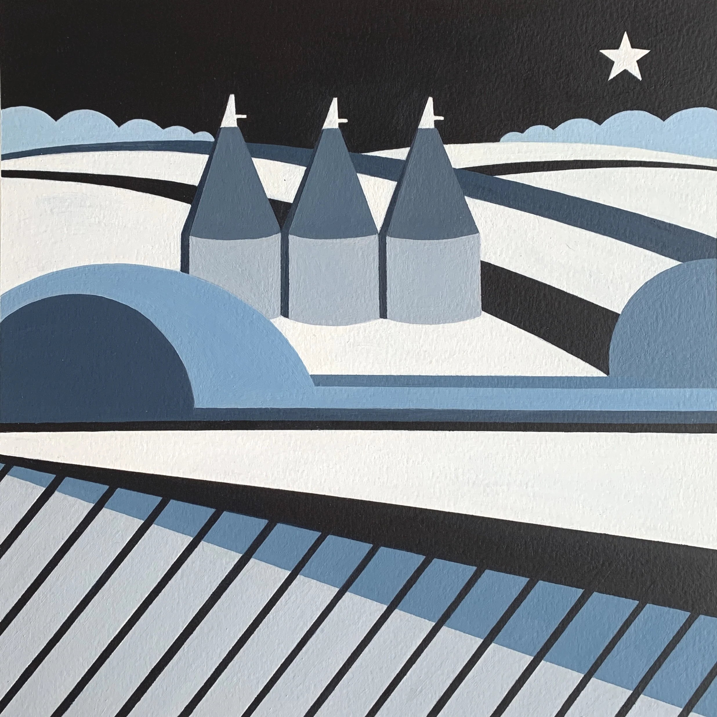WINTER OAST  

25 x 25cm  2021