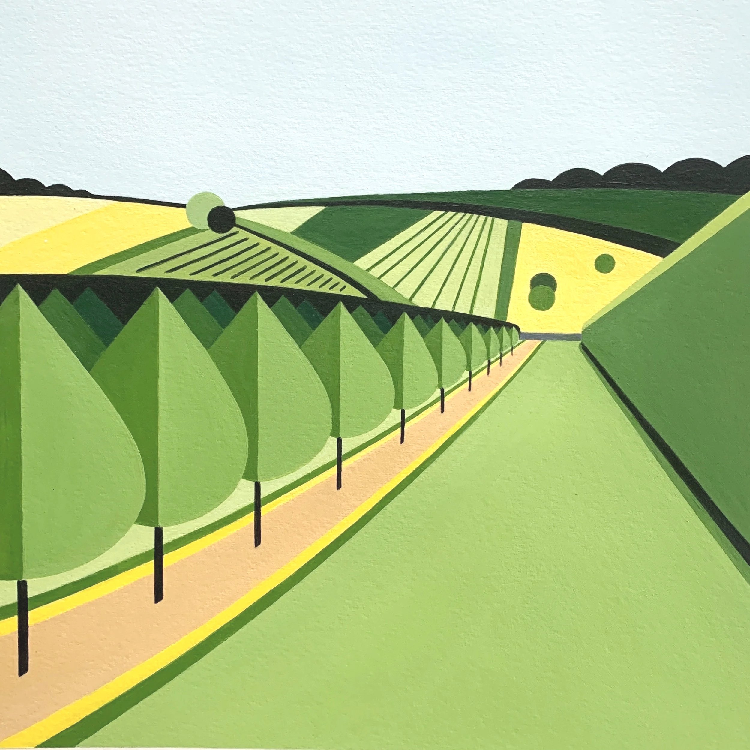 LOST IN THE ORCHARD     25 x 25cm 2021
