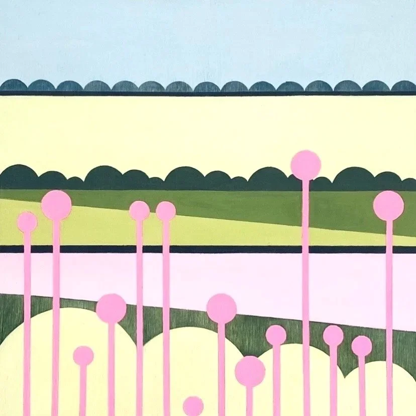 IN THE FLOWERS 1   25 x 25cm 2024

