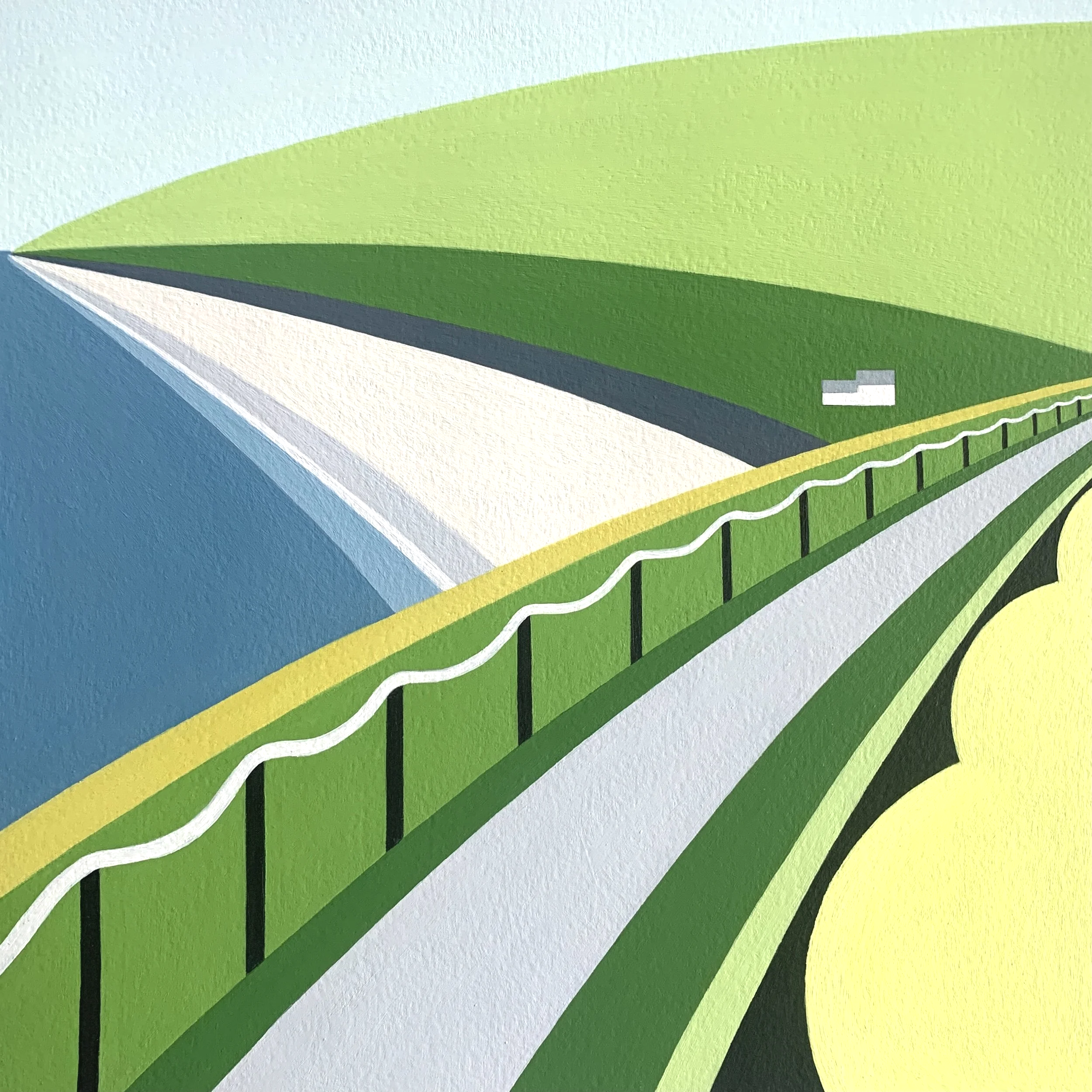 
CORNISH COAST  25 X 25CM  2023

