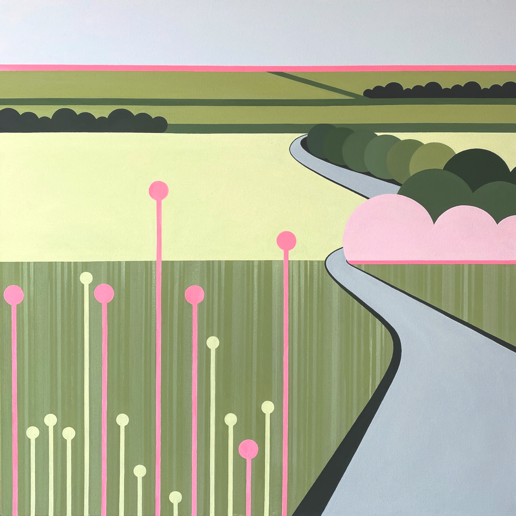 BEAUTIFULLY LOST  80 x 80cm   2024
