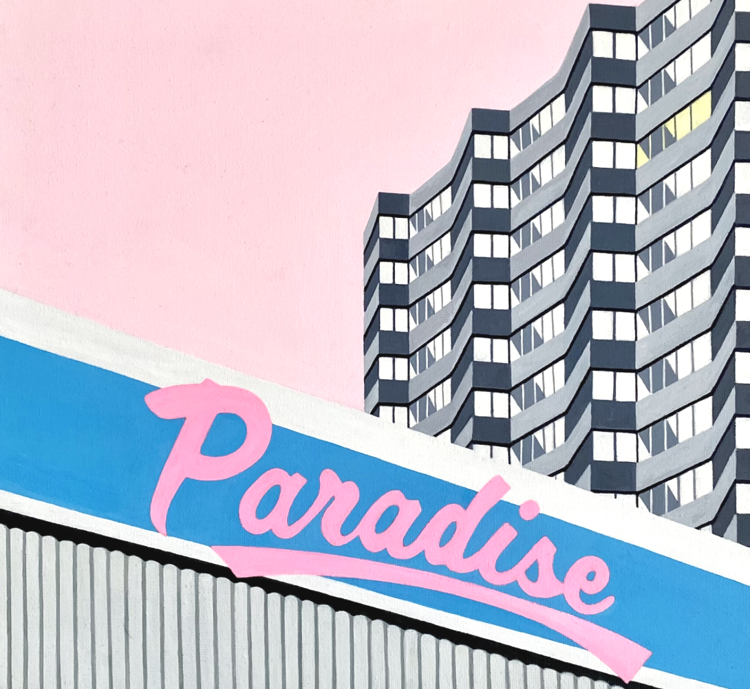 PARADISE  30 x 30cm  2023