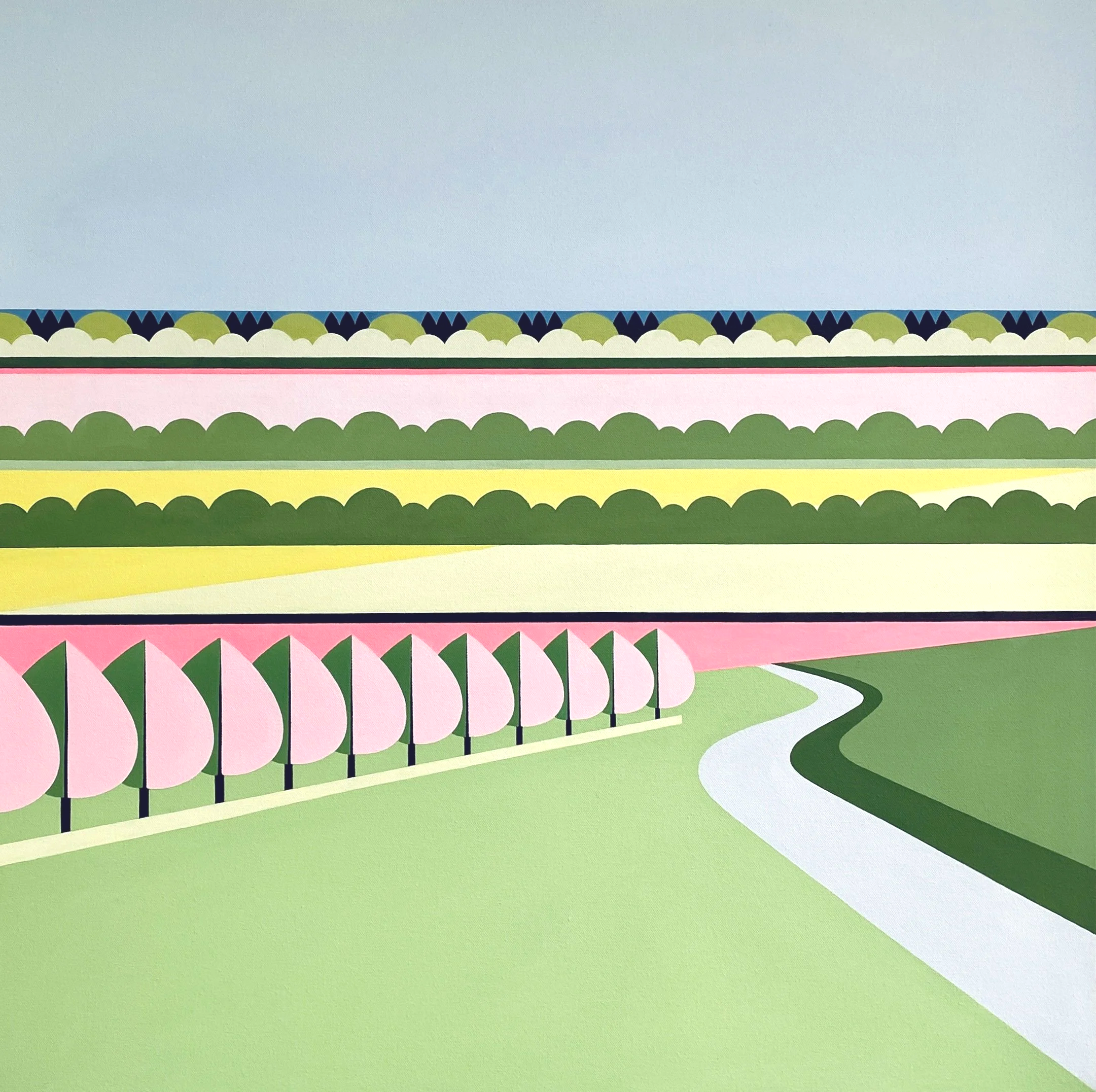 BLOOMING BLOSSOMS 80 x 80CM 2024