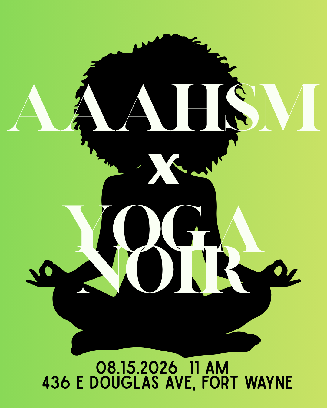AAAHSM x Yoga Noir