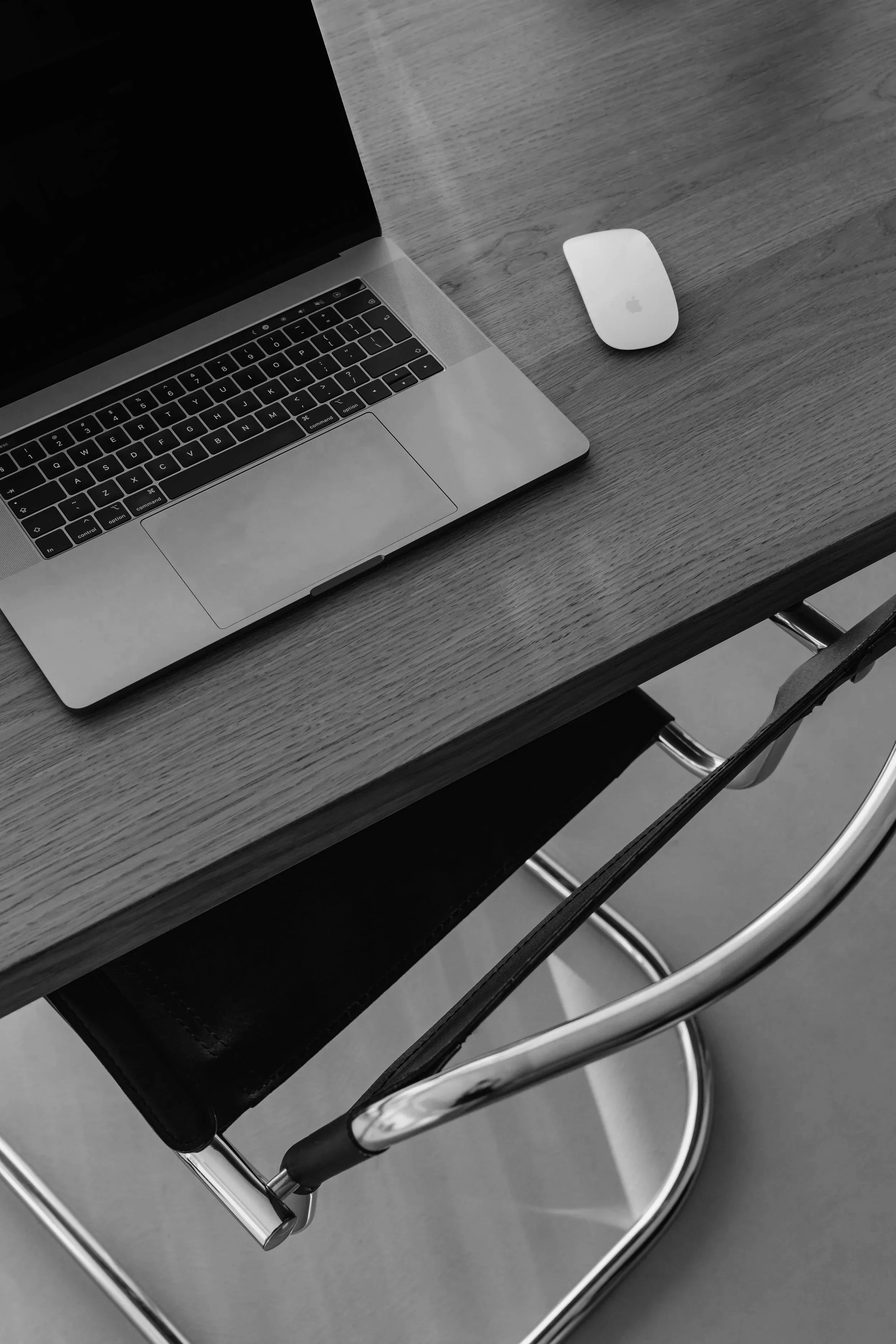 Custom website development and user experience layout optimization on a laptop at Dupuy&Co.