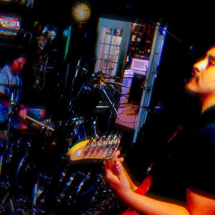 Trails of the Mare recording with @scottreeder of Kyuss. We'd like to give the most massive respect to the one and only Scott for making this recording a massive success! Thanks for the hospitality, meals, and being a guiding light in materializing t