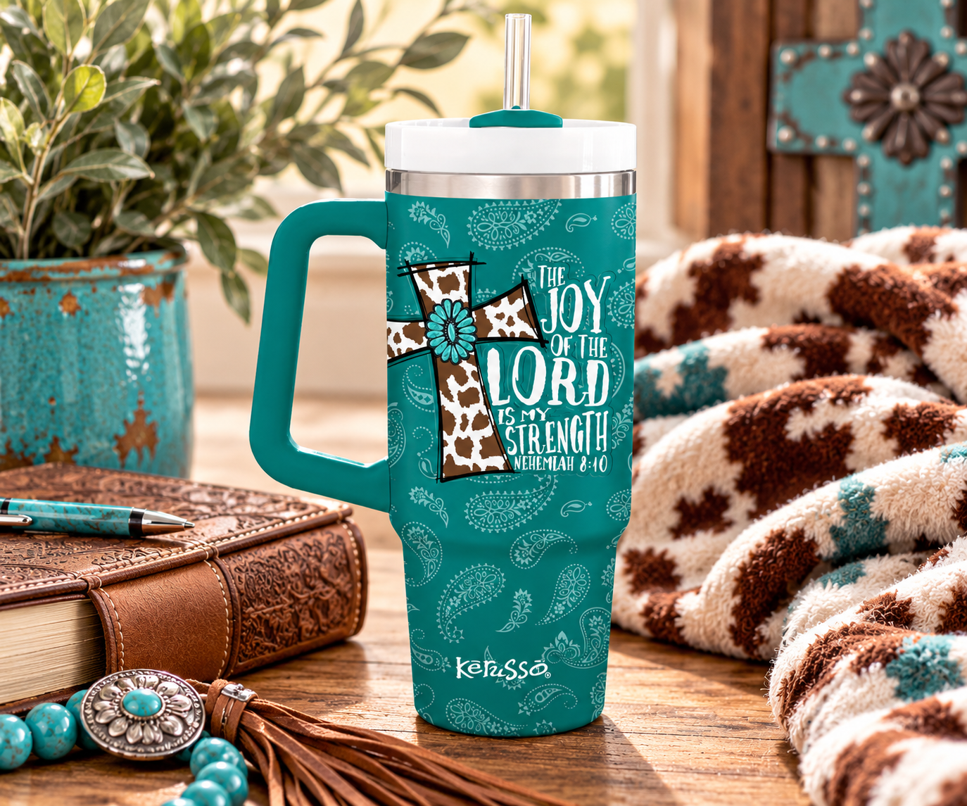 Teal Western Faith Tumbler Still Life.png