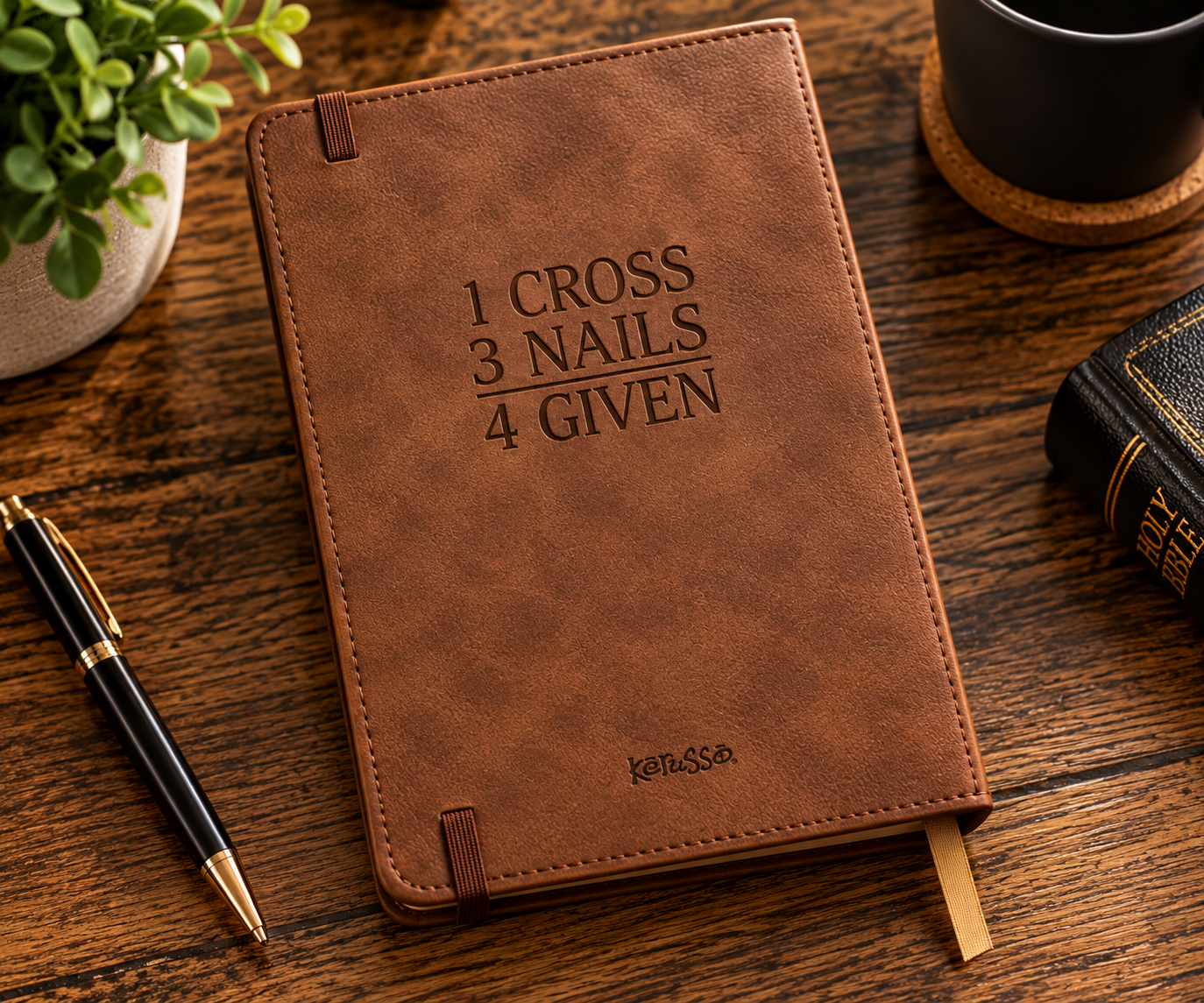 Embossed Christian Journal on Rustic Table.png