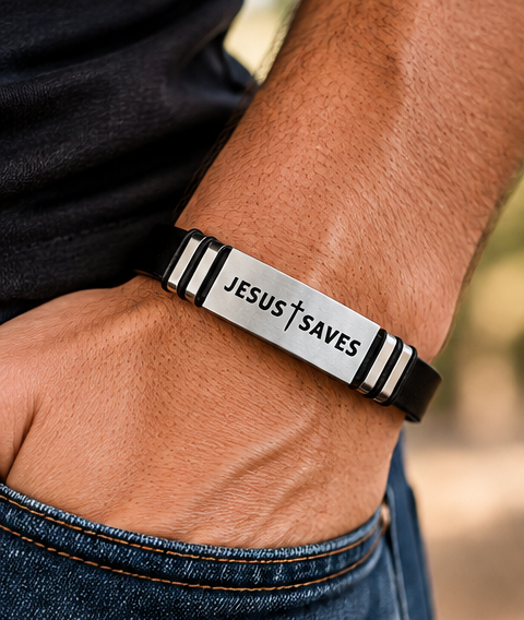 Kerusso Jesus Saves Bracelet Product Sheet.png