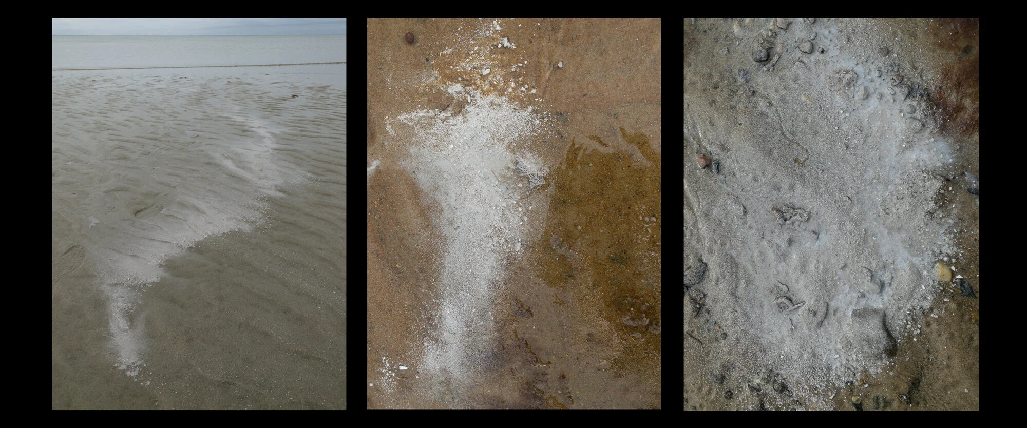  "Ashes; My Mothers Ashes Triptic” 