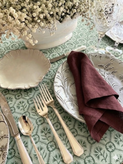 Block Print Tablecloth