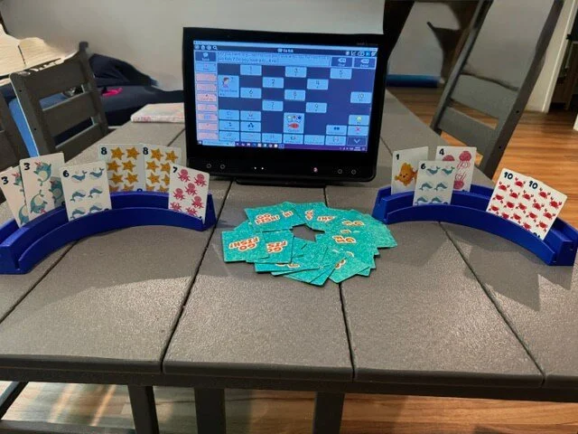Go Fish for eye gaze, AAC Go Fish game