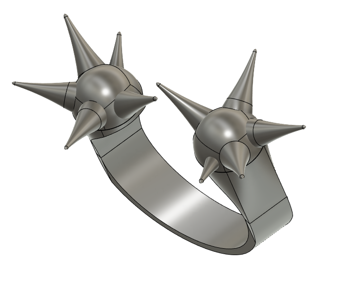 spikes ring
