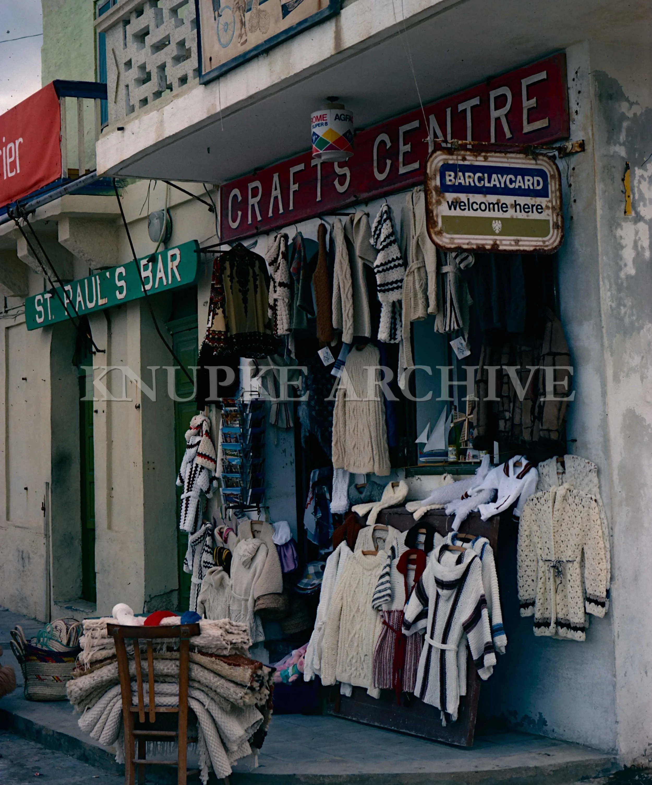 Malta Crafts Shop Print