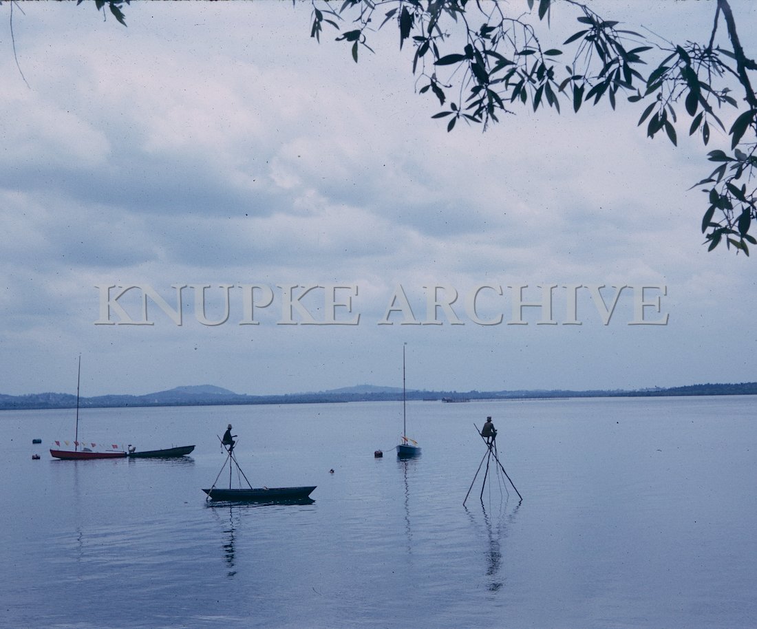 Fishermen on the Water Print