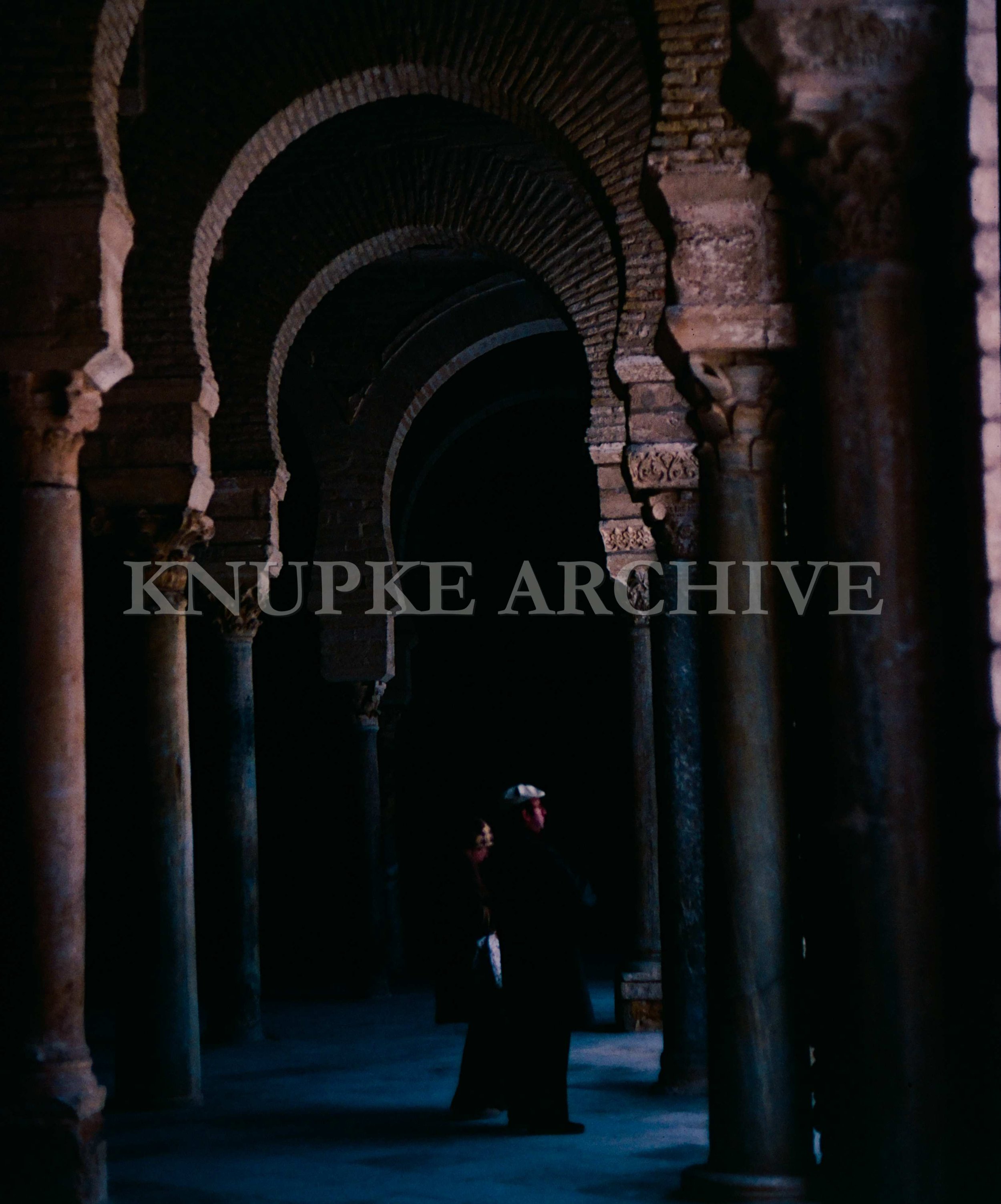 Arches of the Great Mosque of Kairouan Print