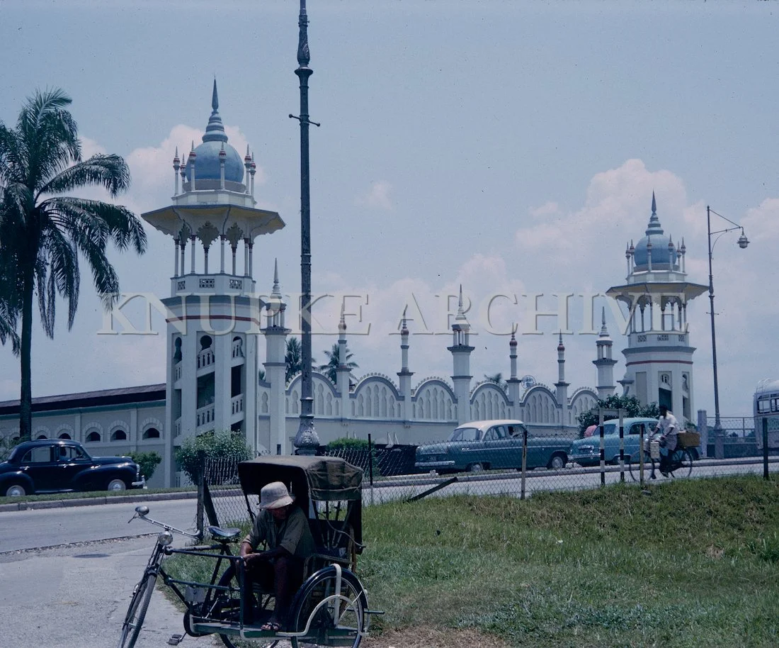 Rickshaw at Kuala Lumpur Station Print