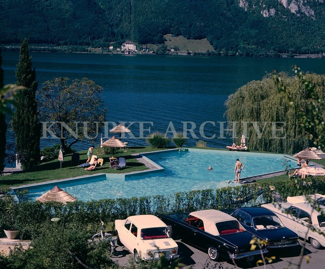 Lakeside Pool Print