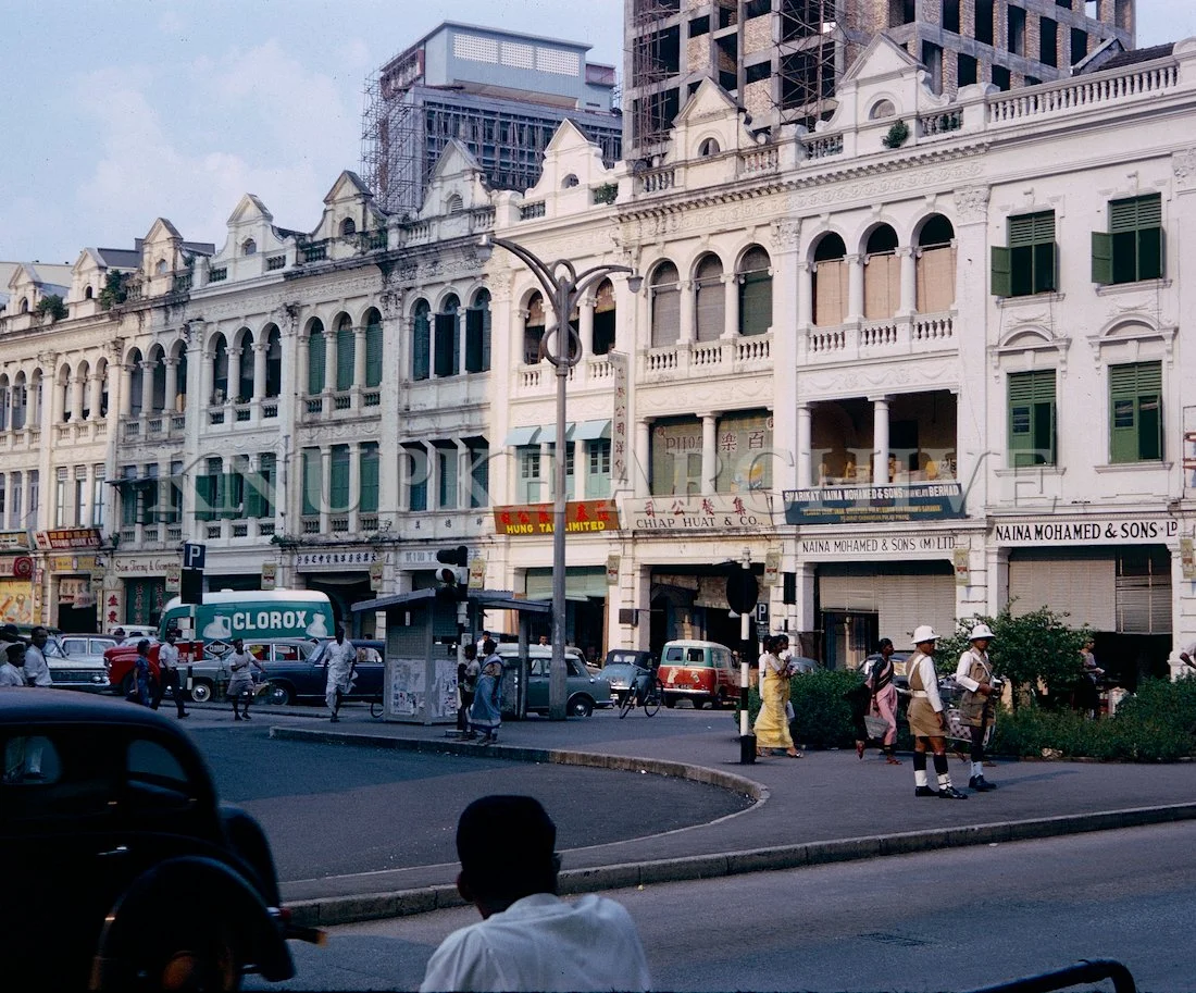 White Shophouses Print